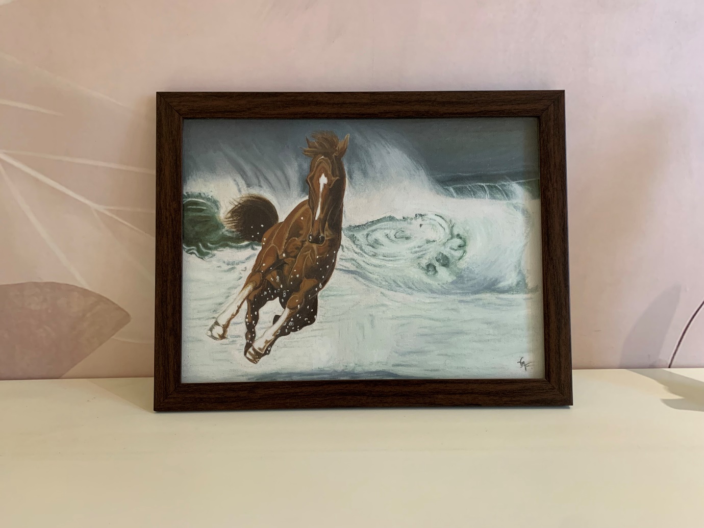 Veil of Valor oil artwork